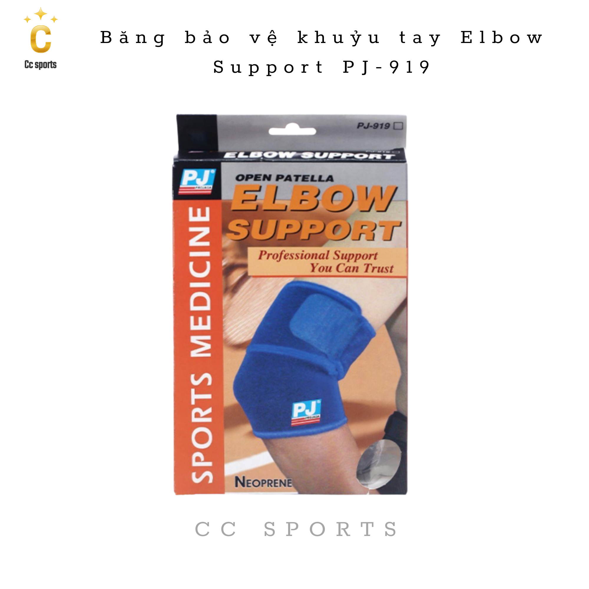 Băng bảo vệ khuỷu tay Elbow Support PJ-919