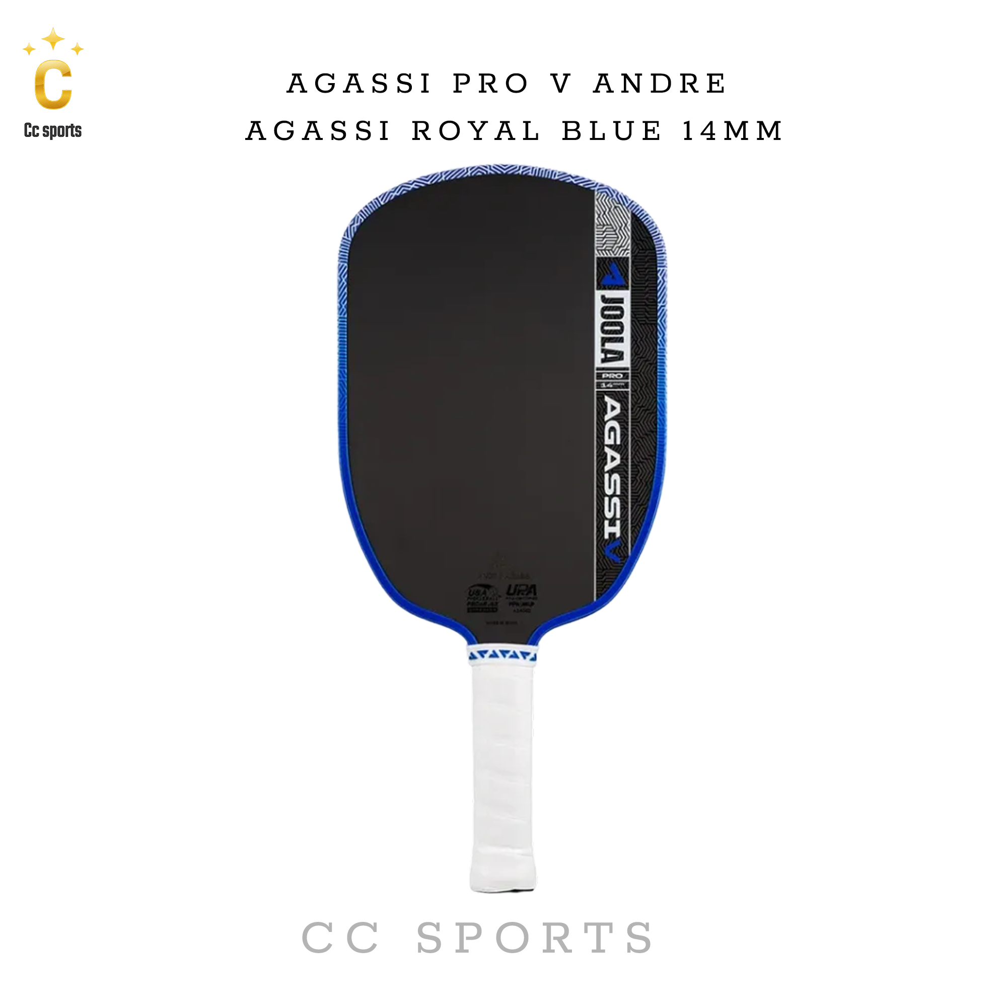 Vợt Joola Agassi Pro V Andre Agassi Royal Blue 14mm