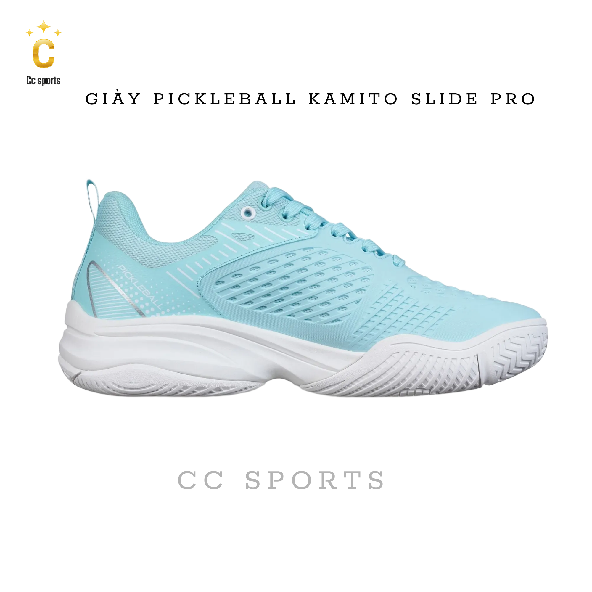 Giày Pickleball Kamito Slide Pro xanh da trời