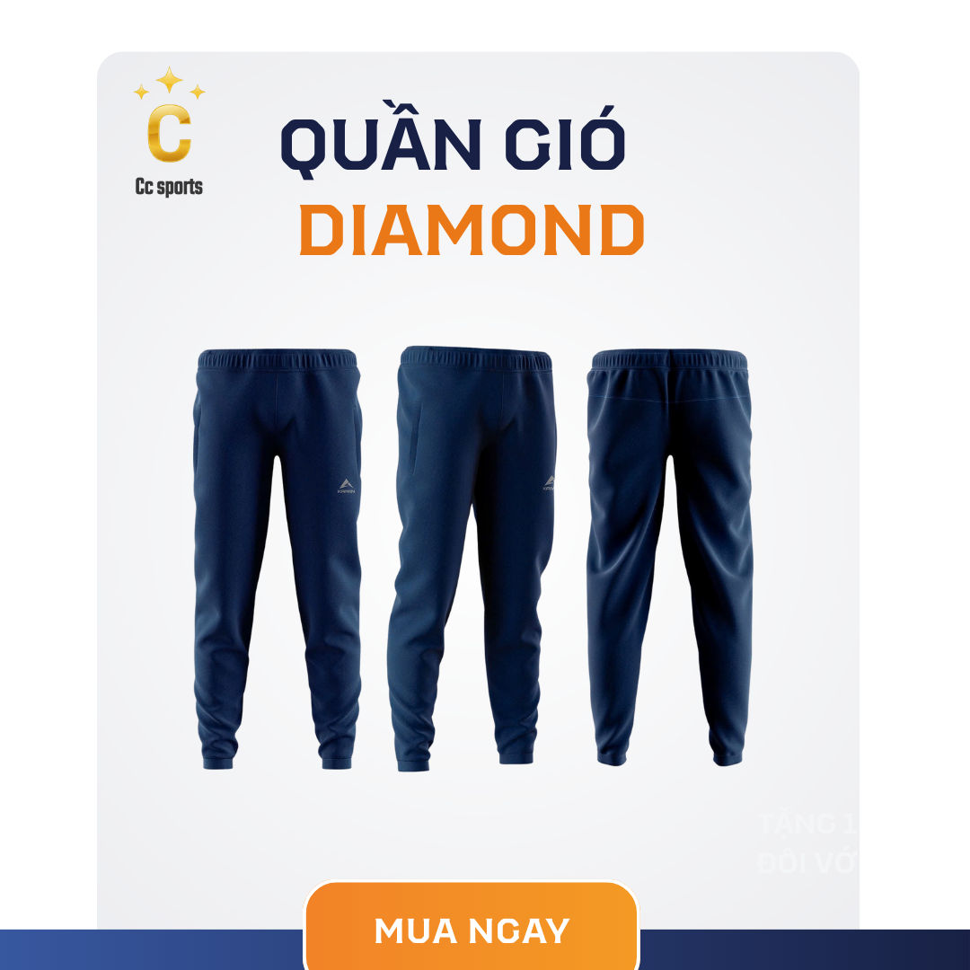 Quần Gió Thể Thao KAIWIN DIAMOND