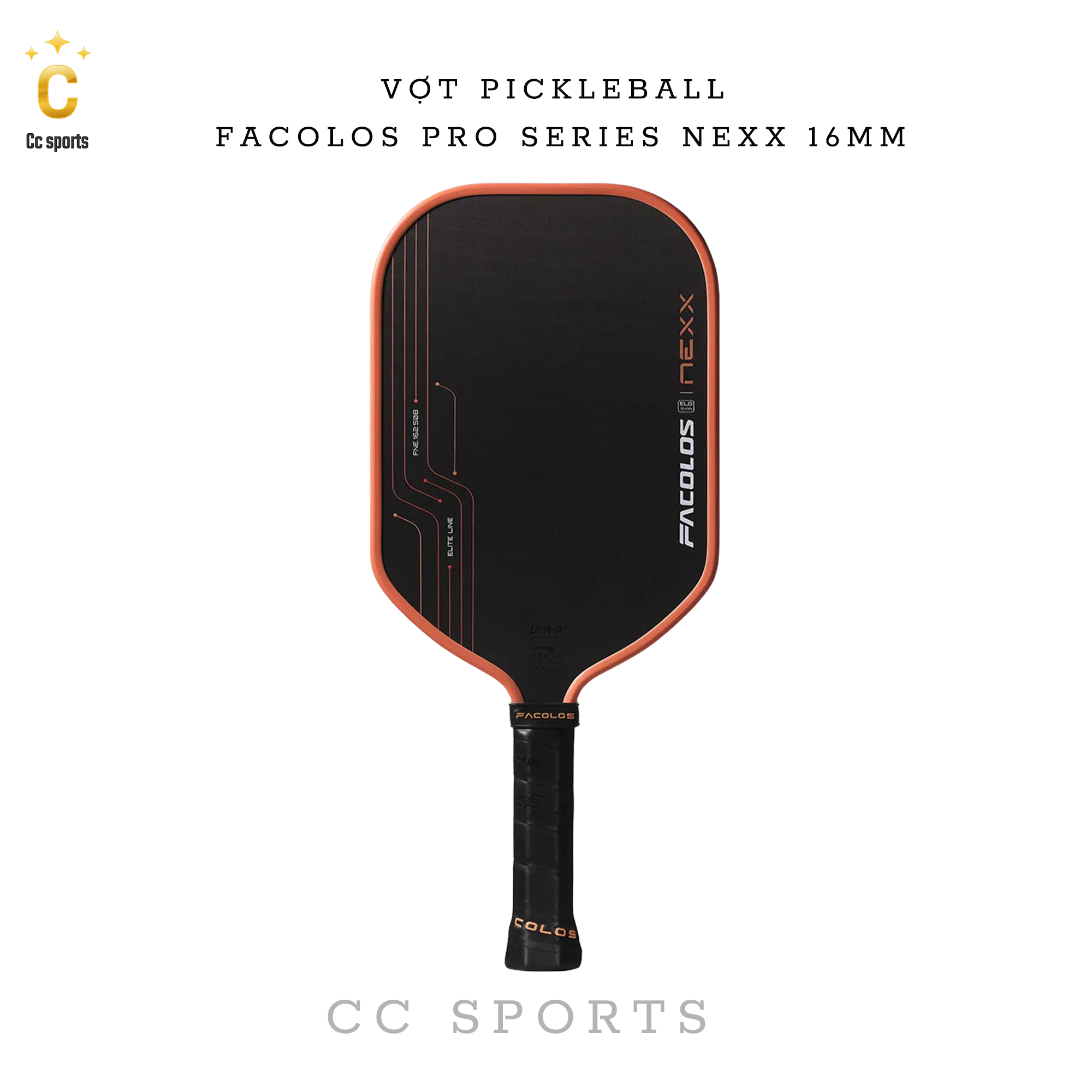 Vợt Pickleball Facolos Pro Series Nexx 16MM