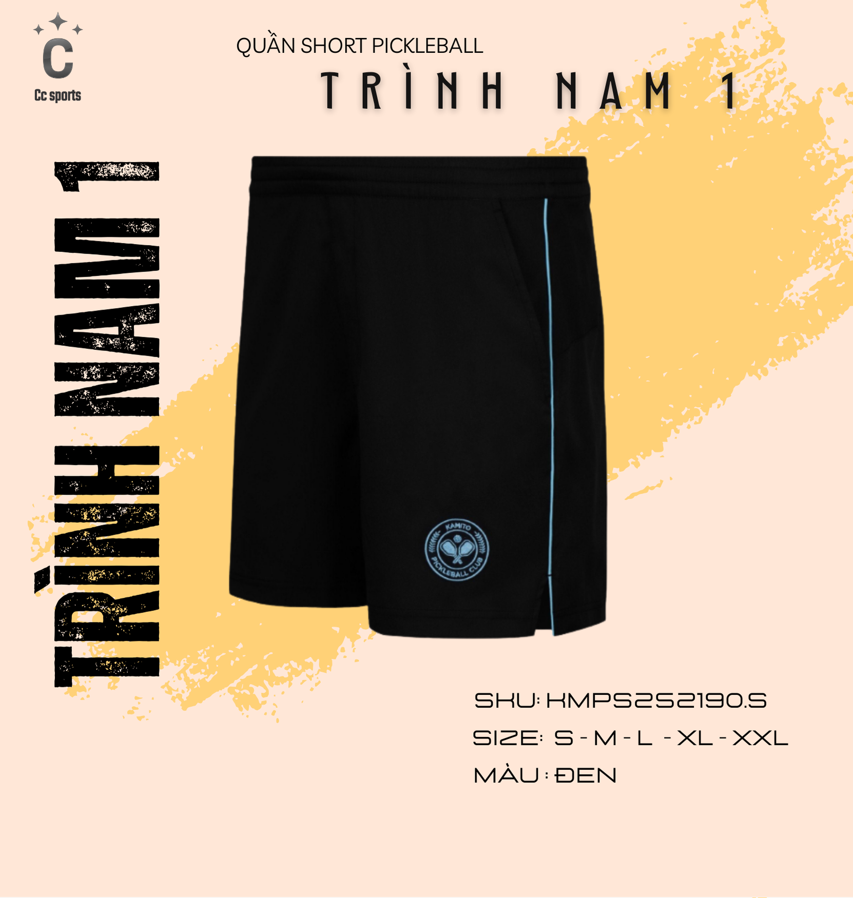 Quần Short Pickleball Kamito 1