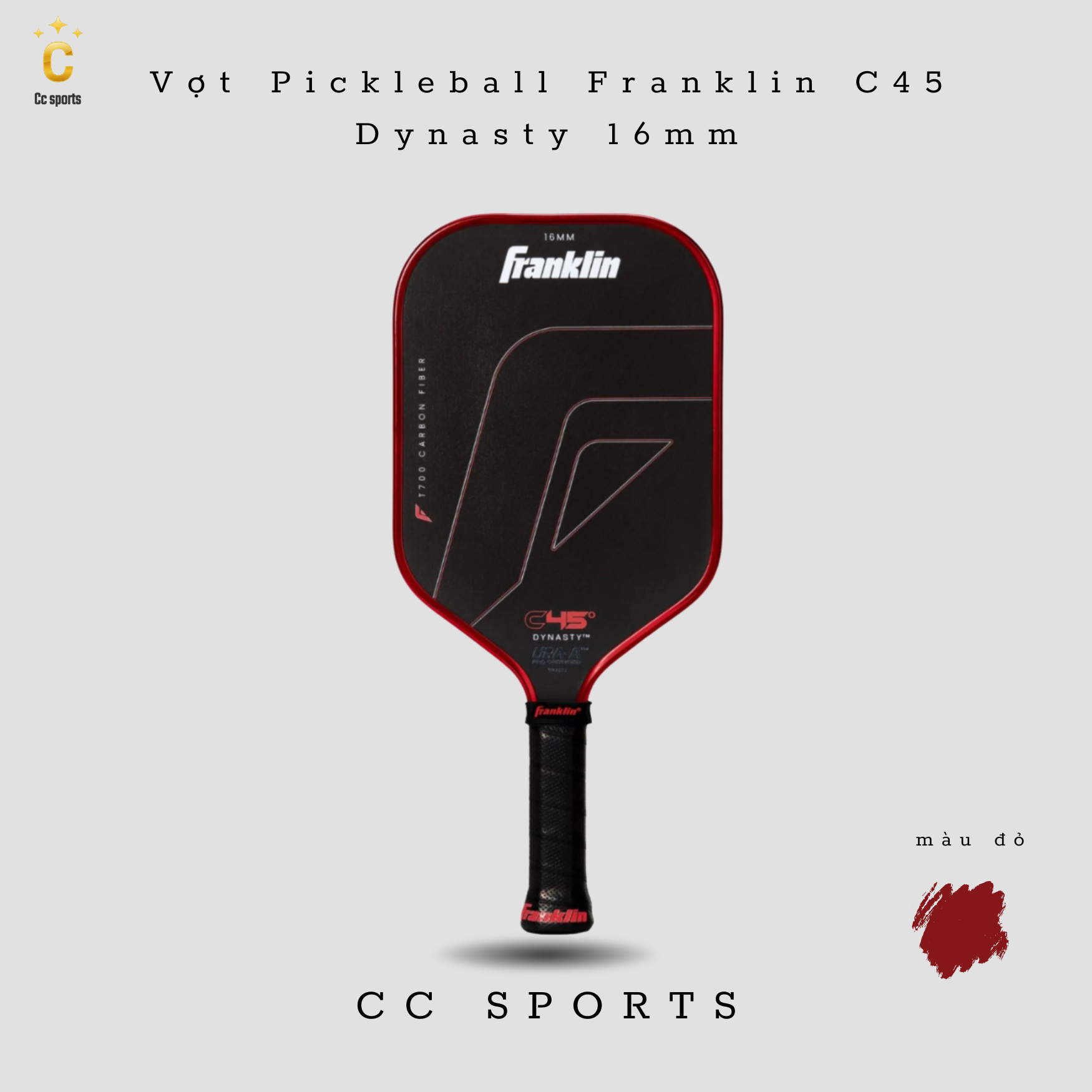 Vợt Pickleball Franklin C45° Dynasty