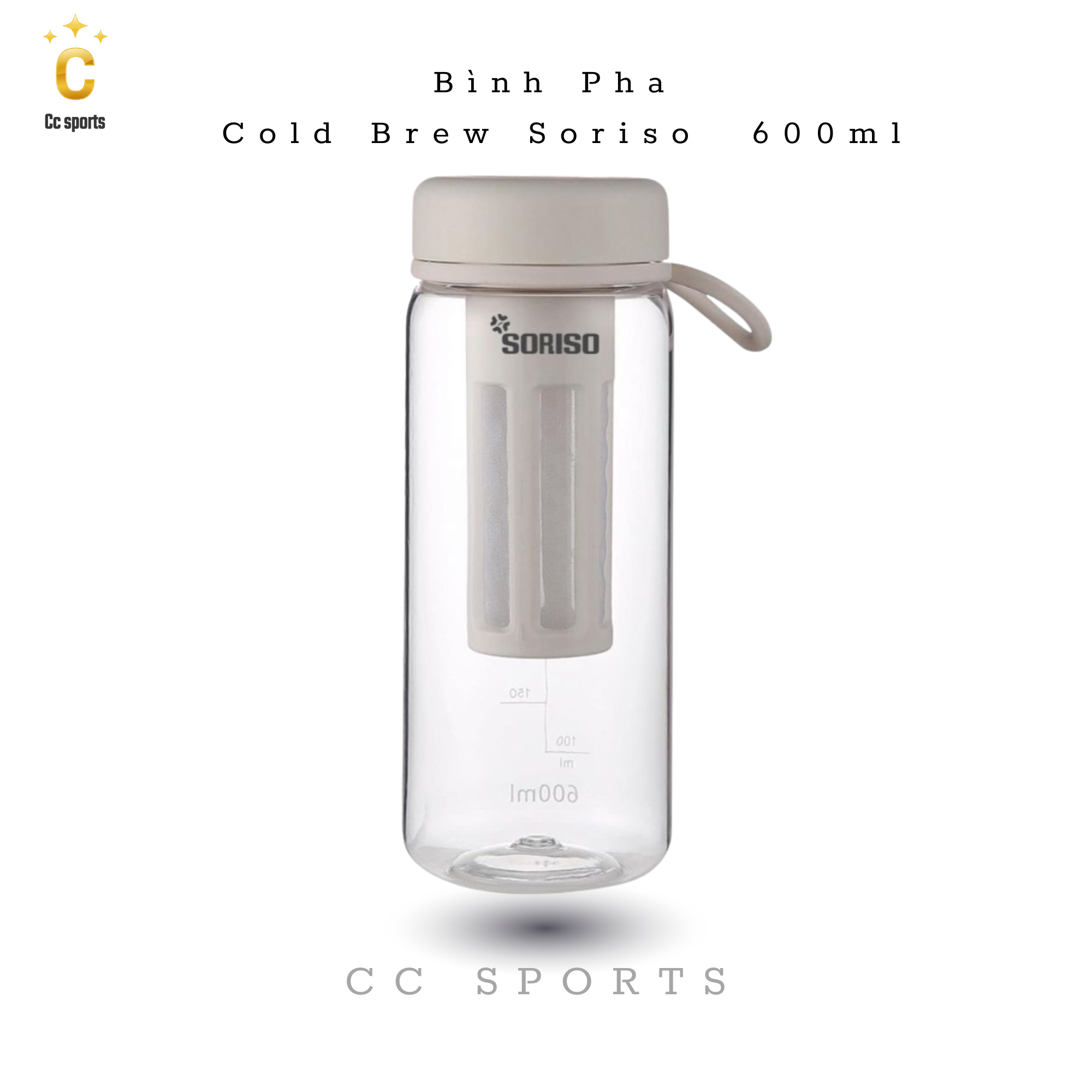 Bình Pha Cold Brew Soriso-- 600ml