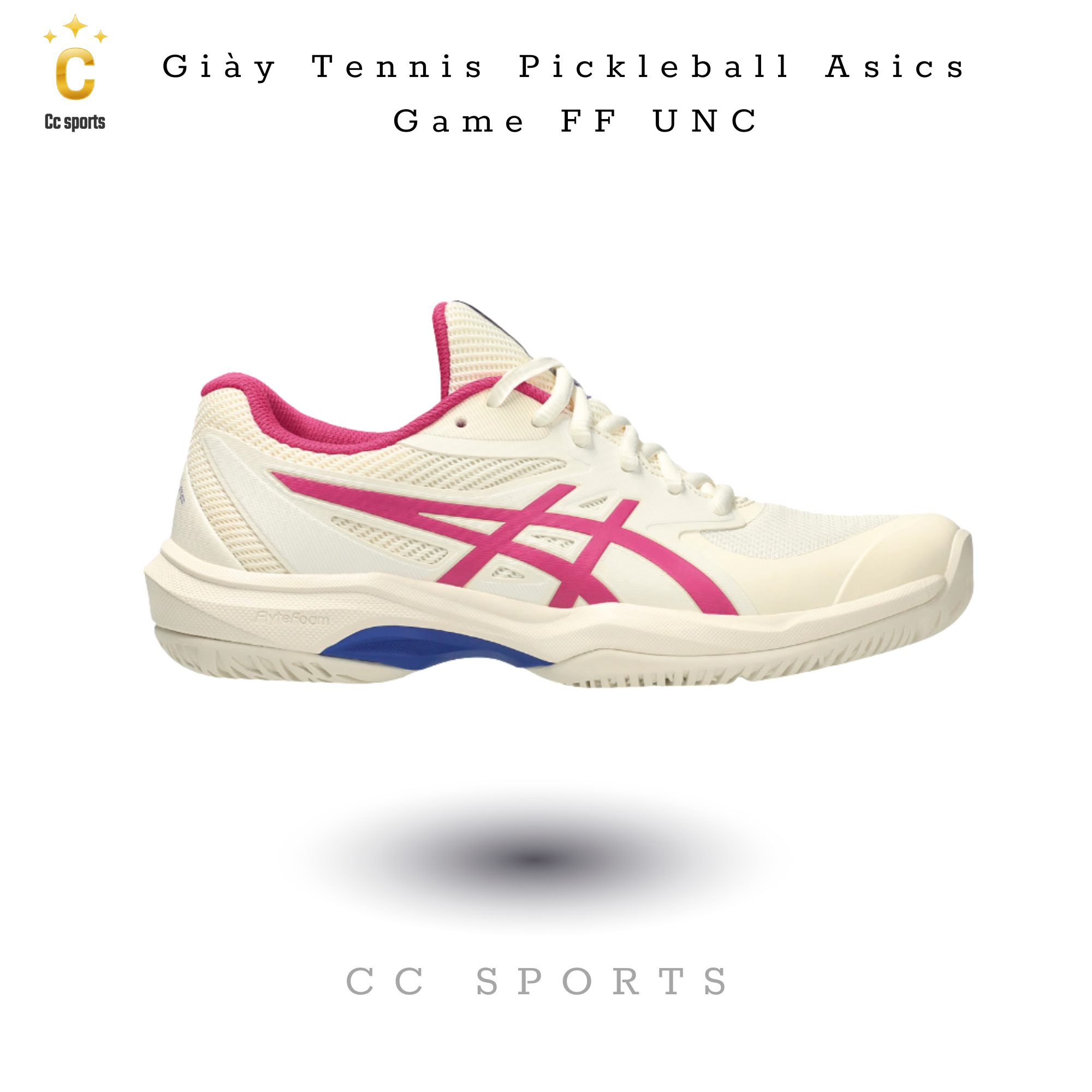 Giày Tennis Pickleball Asics Game FF UNC